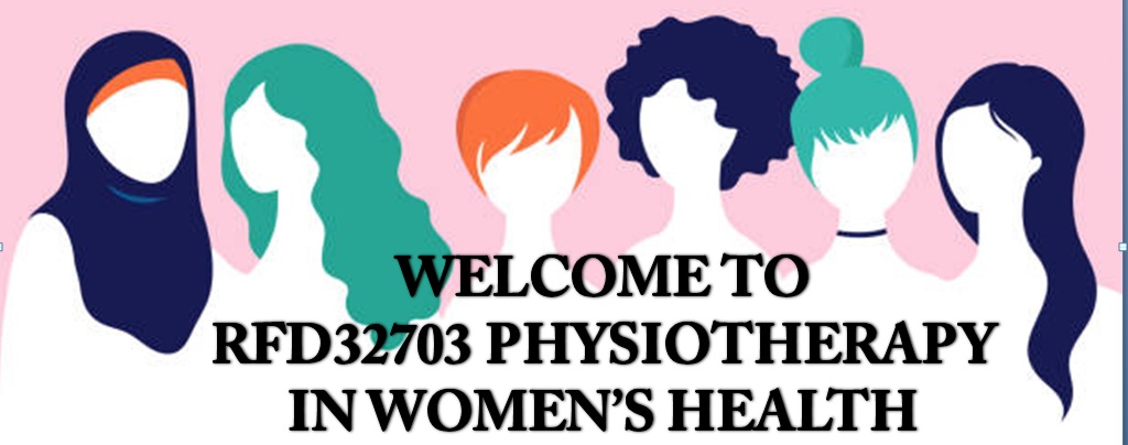 RFD32703 - PHYSIOTHERAPY IN WOMEN'S HEALTH
